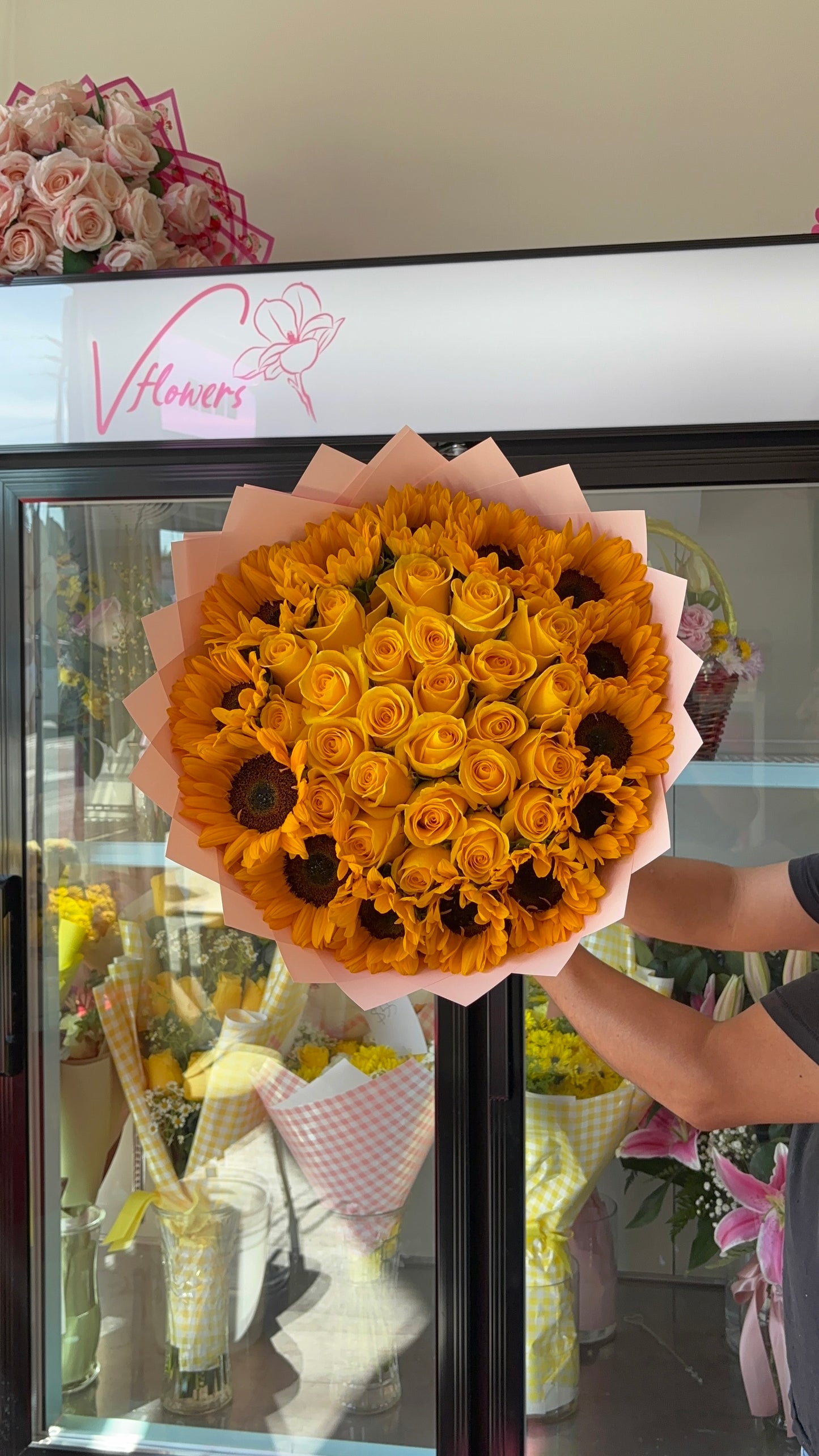 Yellow Roses SunFlower Rim π»