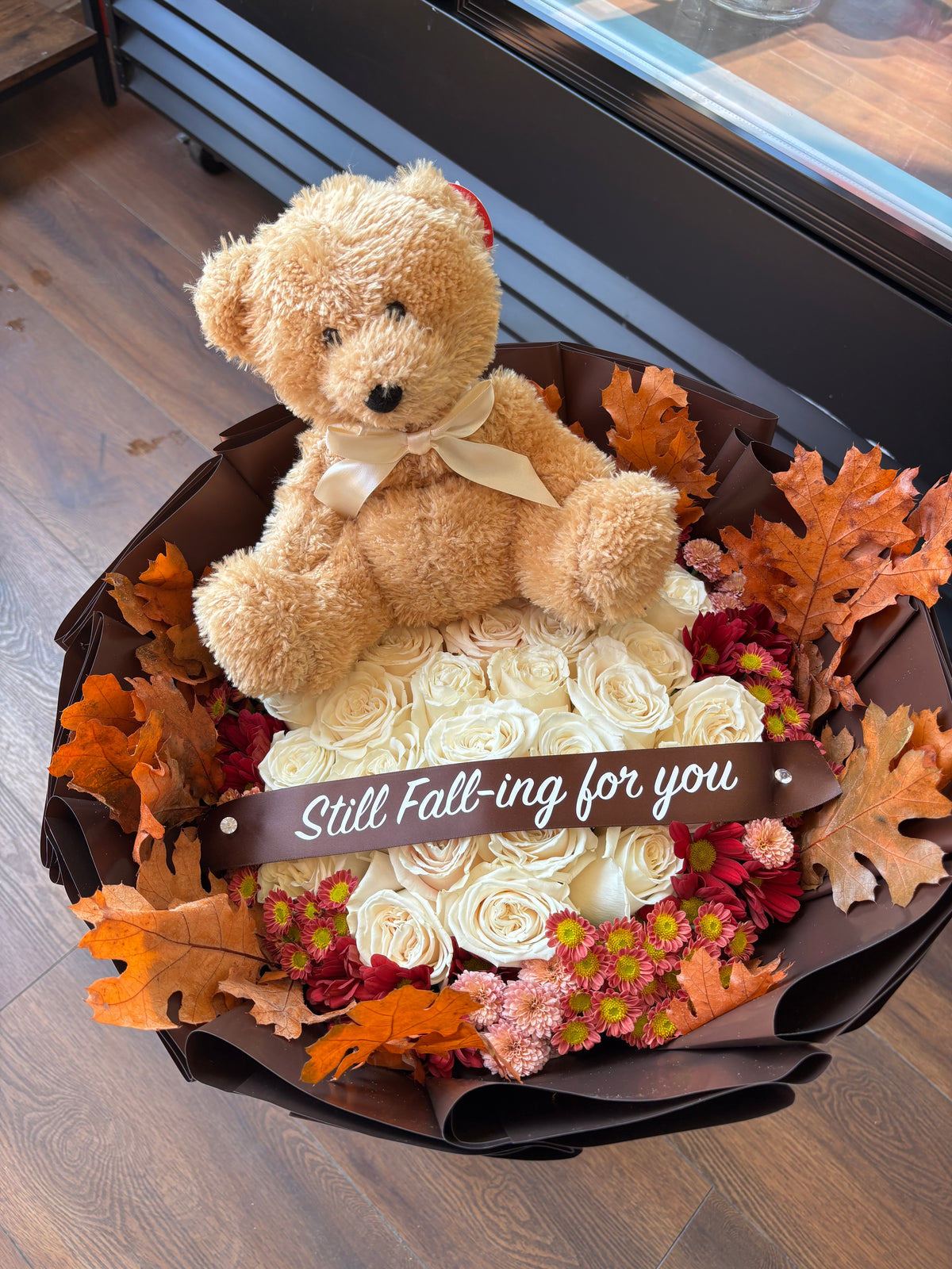 Fall plushie bouquet