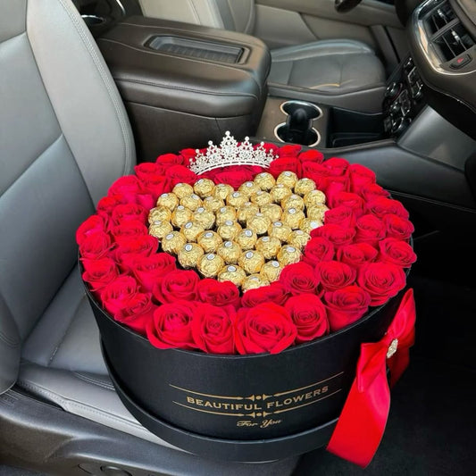 50 Rose Chocolate Box