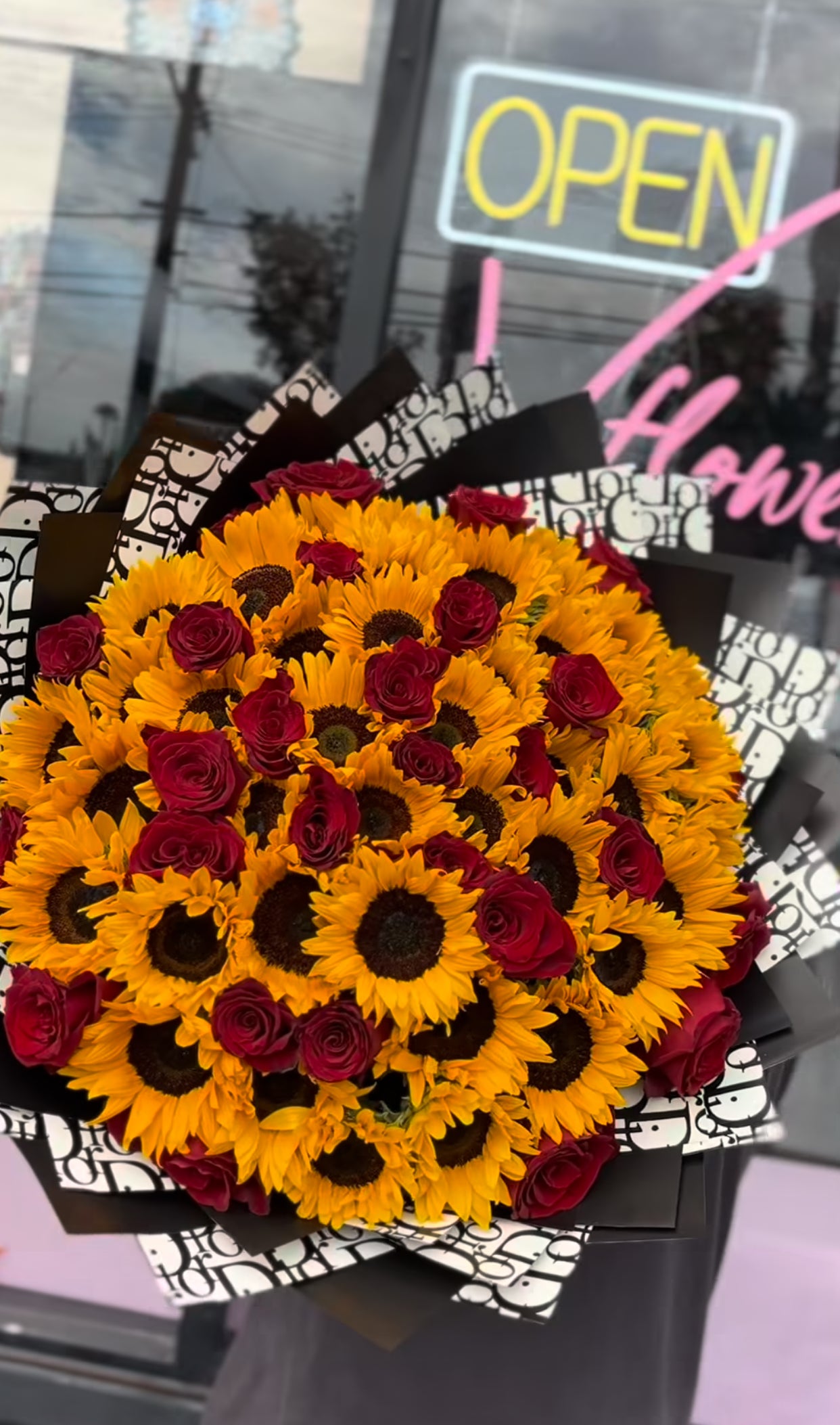 Sunflower Rose Bouquet