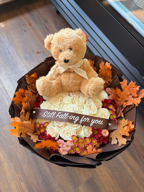 Fall plushie bouquet