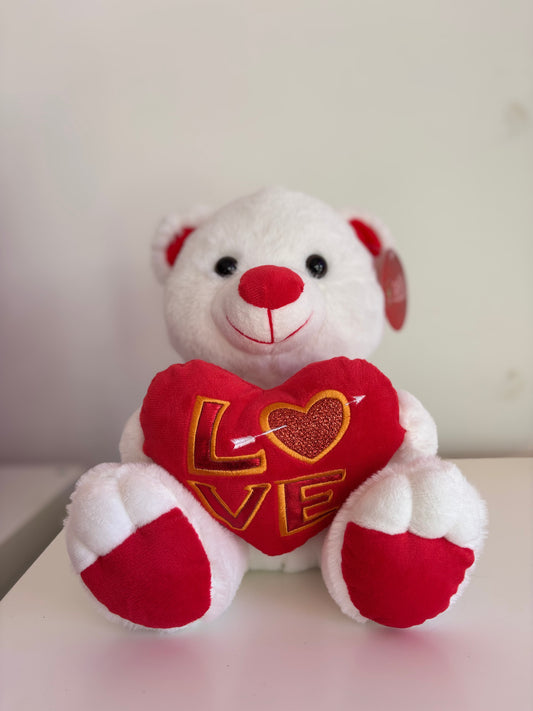White Love Bear
