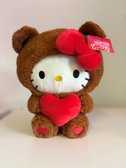 Heart Bear Hello Kitty