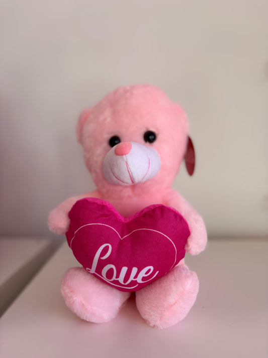 Pink Heart Love Bear